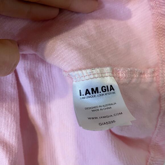 I Am GIA Pink Corduroy Pleated Mini Skirt Size Medium Y2K Preppy Academia - Picture 6 of 9